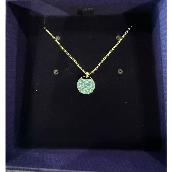 Swarovski Ginger Pendant Necklace Light Blue Crystal*Rhodium*New in gift box - Picture 5 of 5